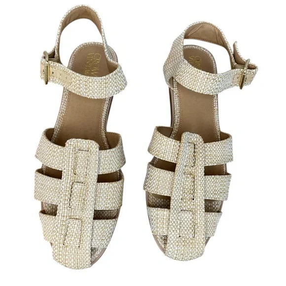 Crown Vintage Trixis Beige Sandal Women’s 9 Fisherman - Picture 11 of 11